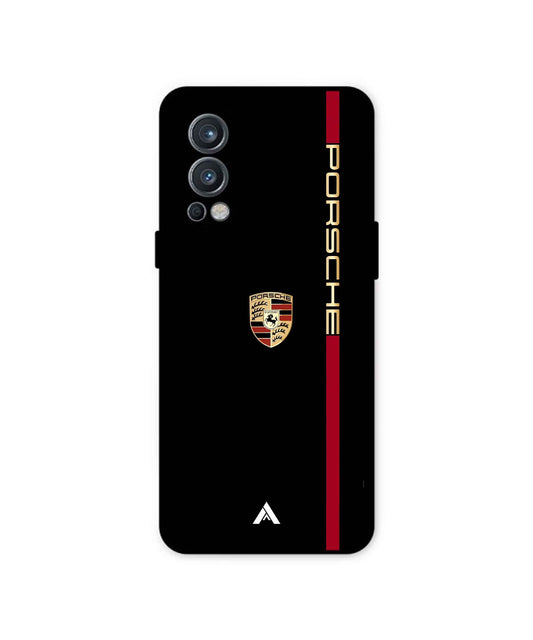 Porsche Premium Shockproof Metal Back Cover Case for Oneplus Nord 2