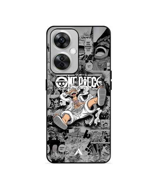 One Piece Luffy Premium Shockproof Metal Back Cover Case for Oneplus Nord CE 3 Lite