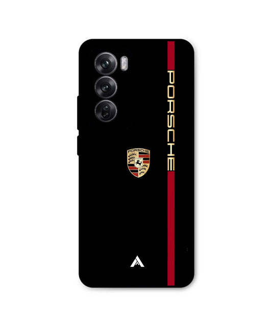 Porsche Premium Shockproof Metal Back Cover Case for Oppo Reno 12