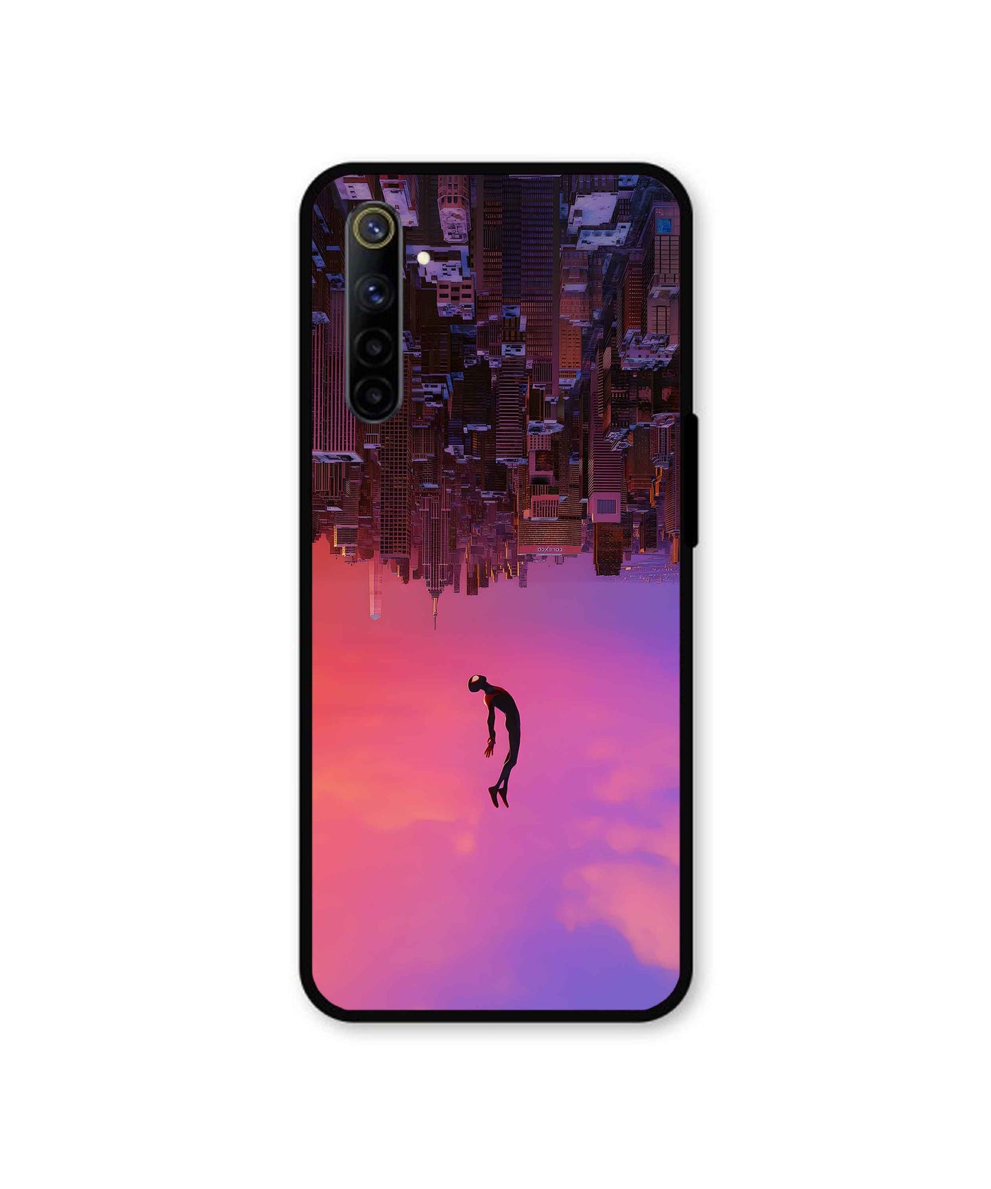 Spider verse Premium Shock-Proof Metal Case for Realme 6