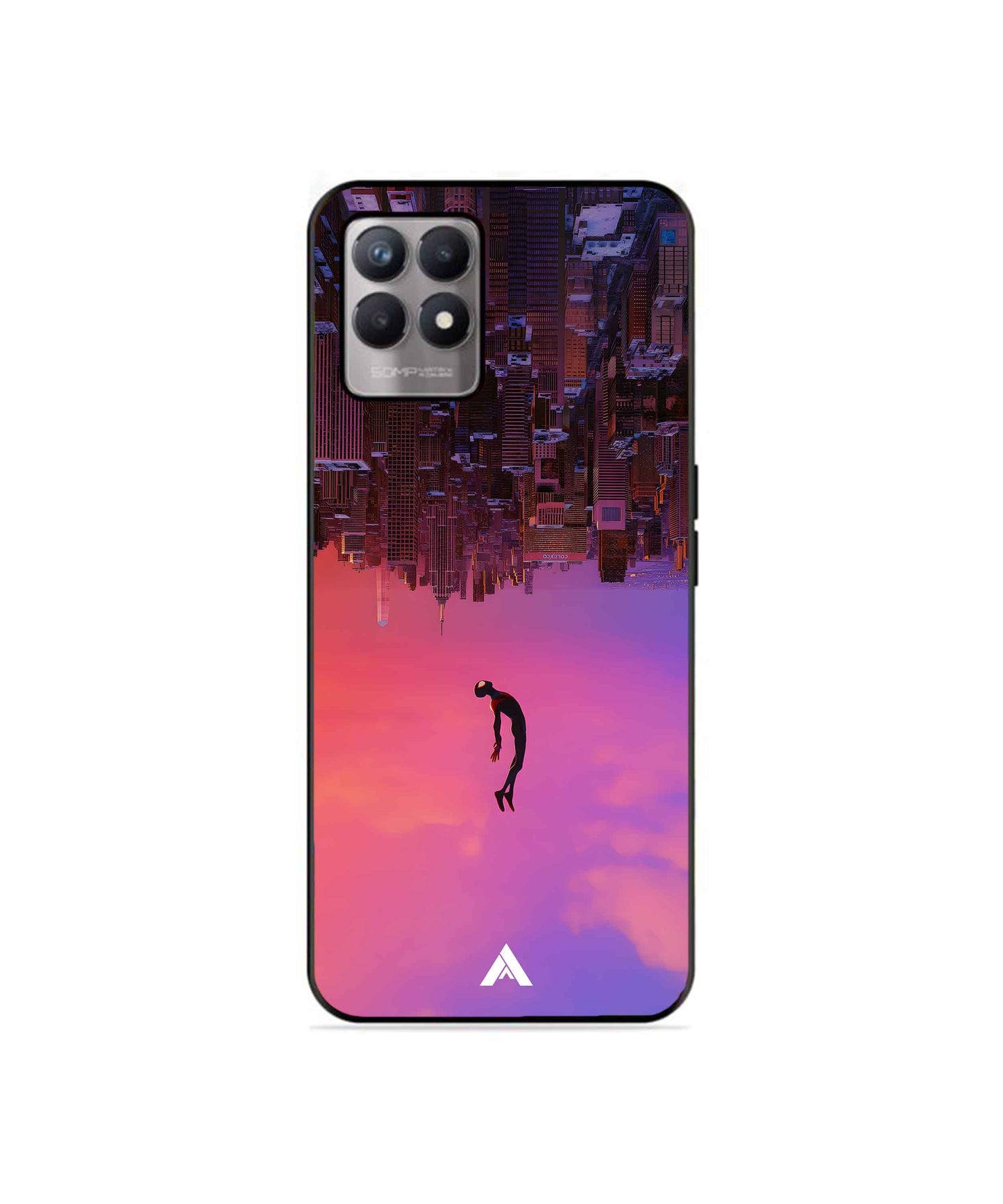 Spider verse Premium Shock-Proof Metal Case for Realme Narzo 50 4G