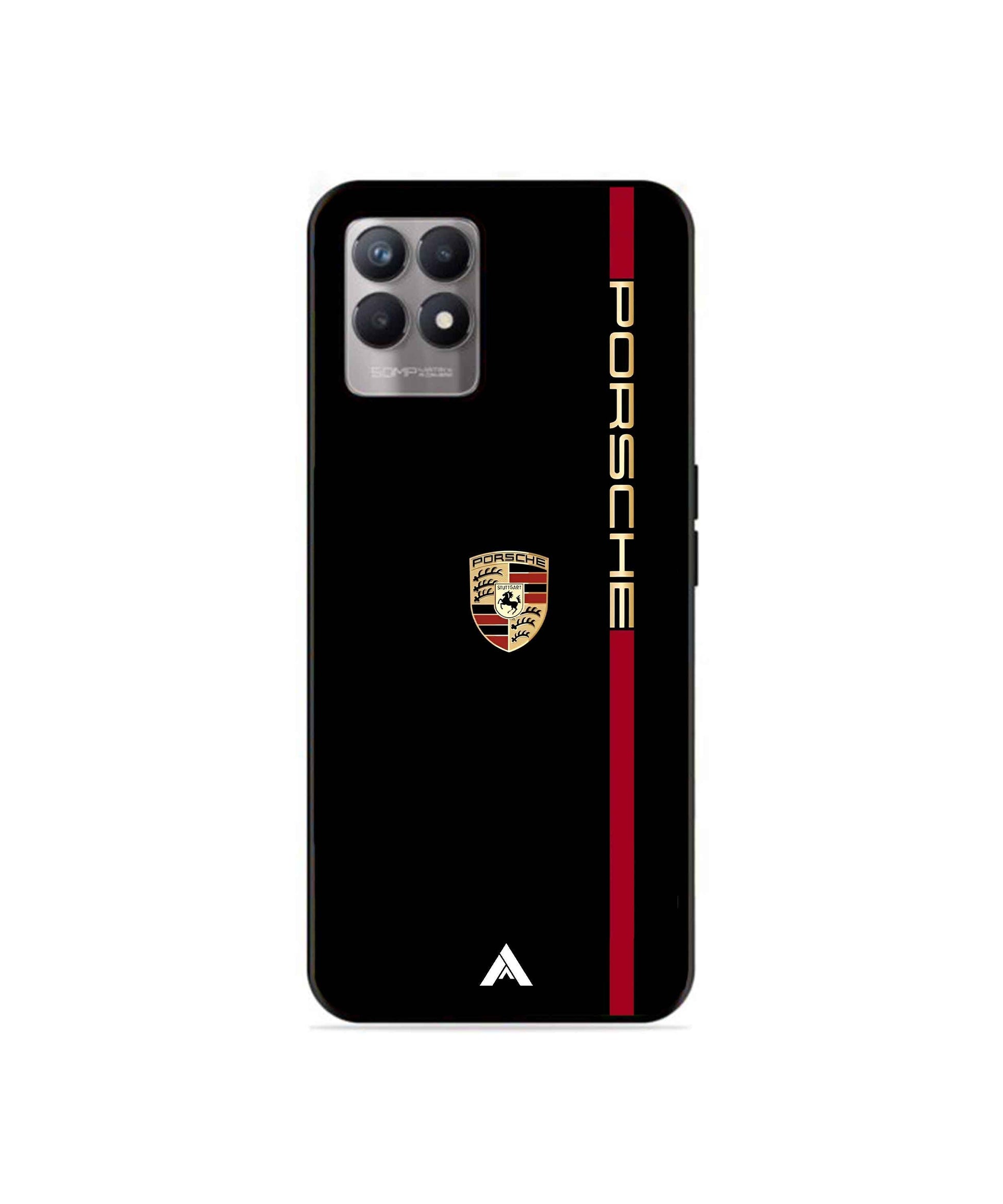 Porsche Premium Shock-Proof Metal Case for Realme 8i