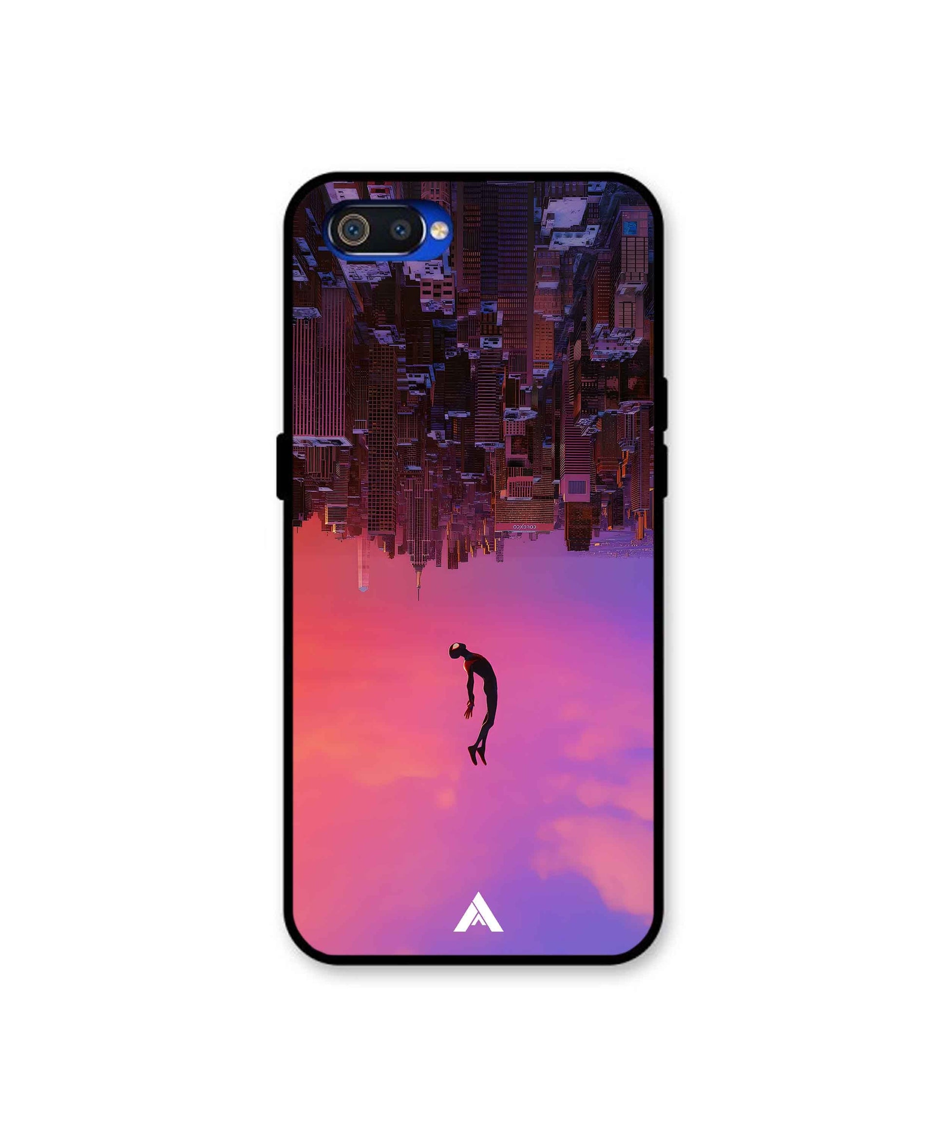 Spider verse Premium Shock-Proof Metal Case for Oppo A1K