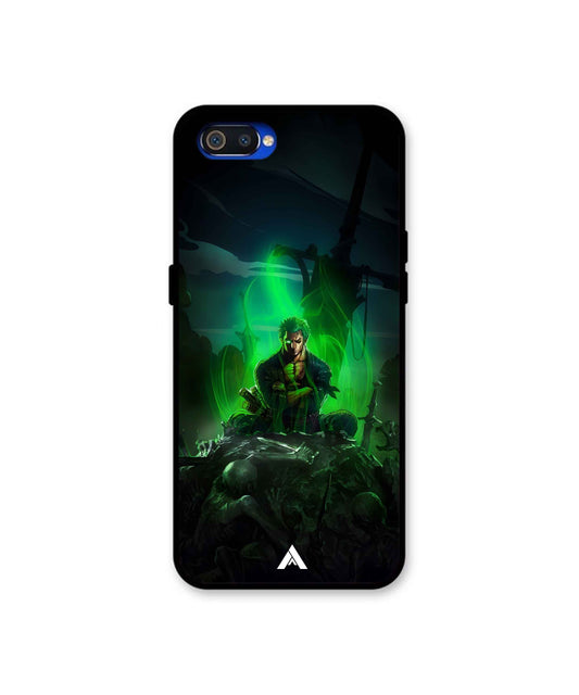 One Piece Zoro Premium Shock-Proof Metal Case Oppo A1K