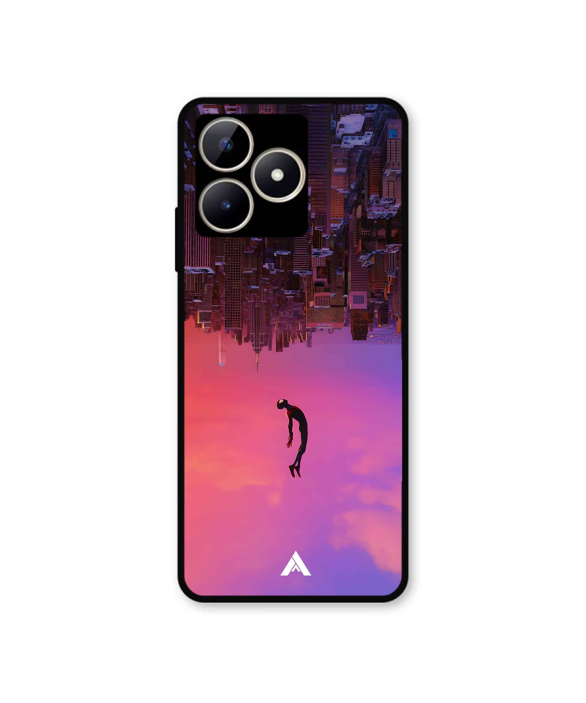 Spider verse Premium Shock-Proof Metal Case for Realme Narzo N53