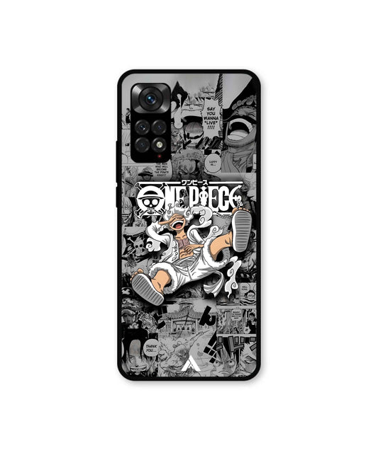 One Piece Luffy Premium Shockproof Metal Back Cover Case for Redmi Note 11 Pro