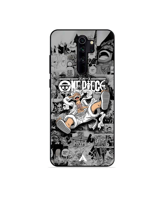 One Piece Luffy Premium Shockproof Metal Back Cover Case for Redmi Note 8 Pro