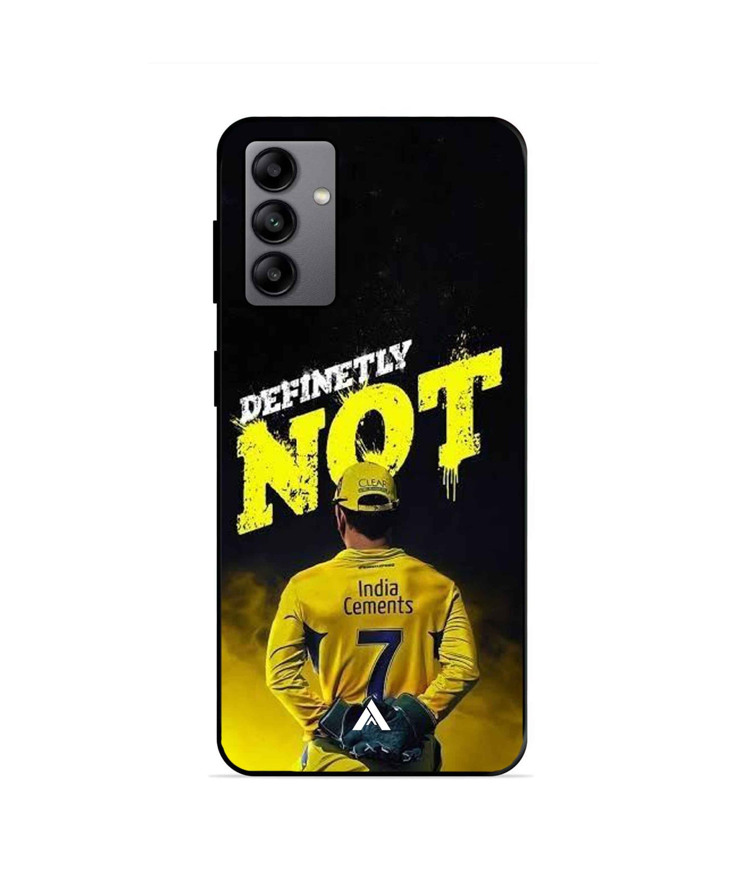 Dhoni CSK IPL Cricket Metal Back Cover & Phone Case