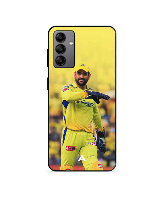 Dhoni CSK IPL Cricket Metal Back Cover & Phone Case