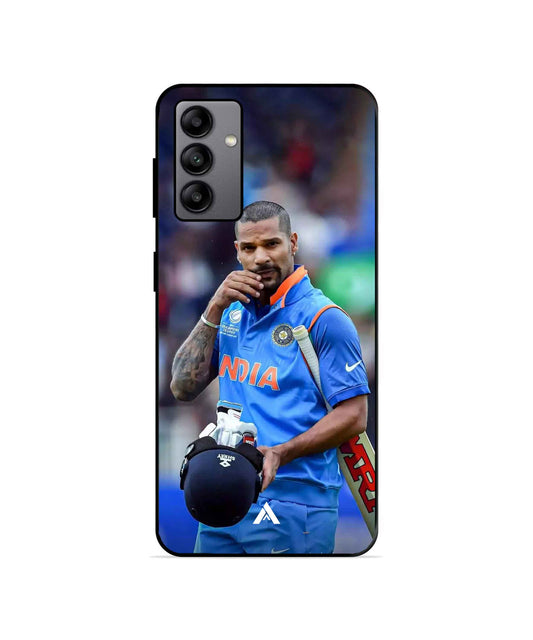 Shikhar Dhawan Cricket Metal Back Cover & Phone Case