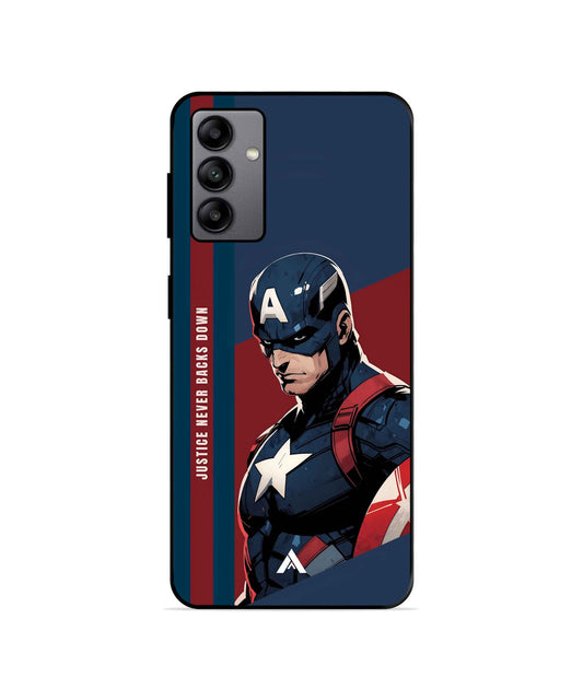 Captain America Marvel Metal Back Cover & Phone Case