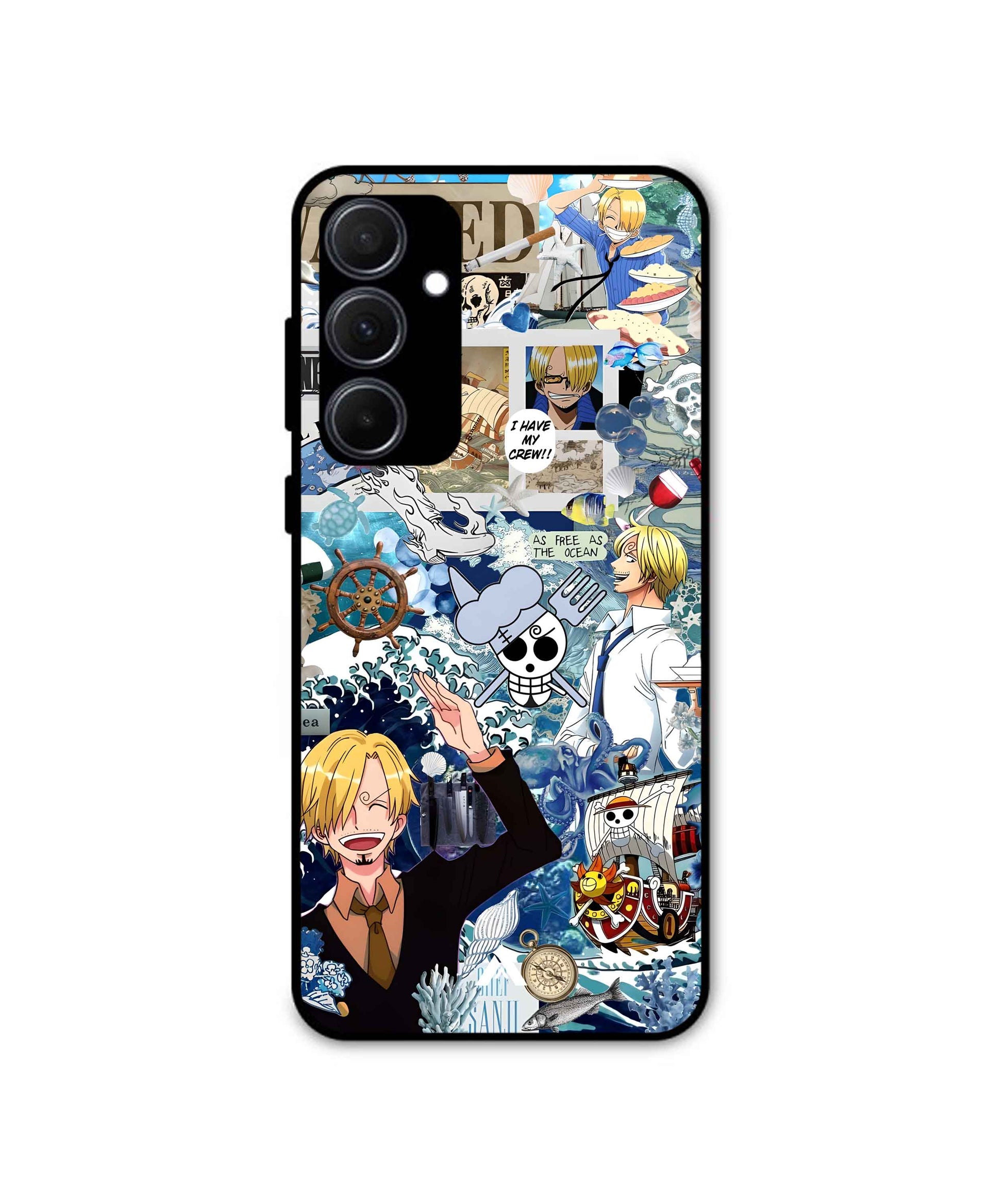 Sanji One Piece Premium Shockproof Metal Back Cover Case - Ascension Store