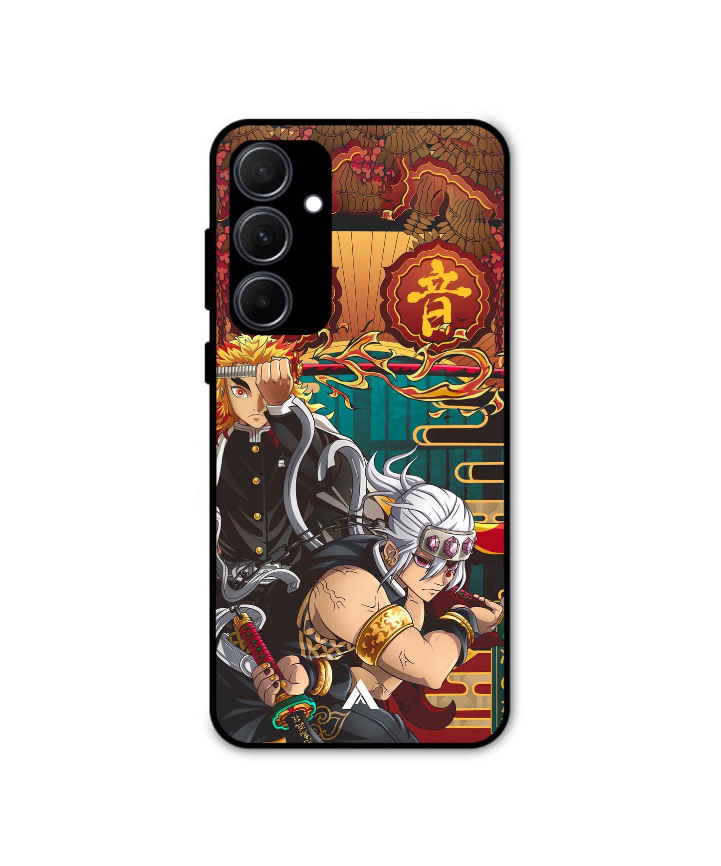 Rengoku & Uzui Demon Slayer Premium Shockproof Metal Back Cover Case - Ascension Store