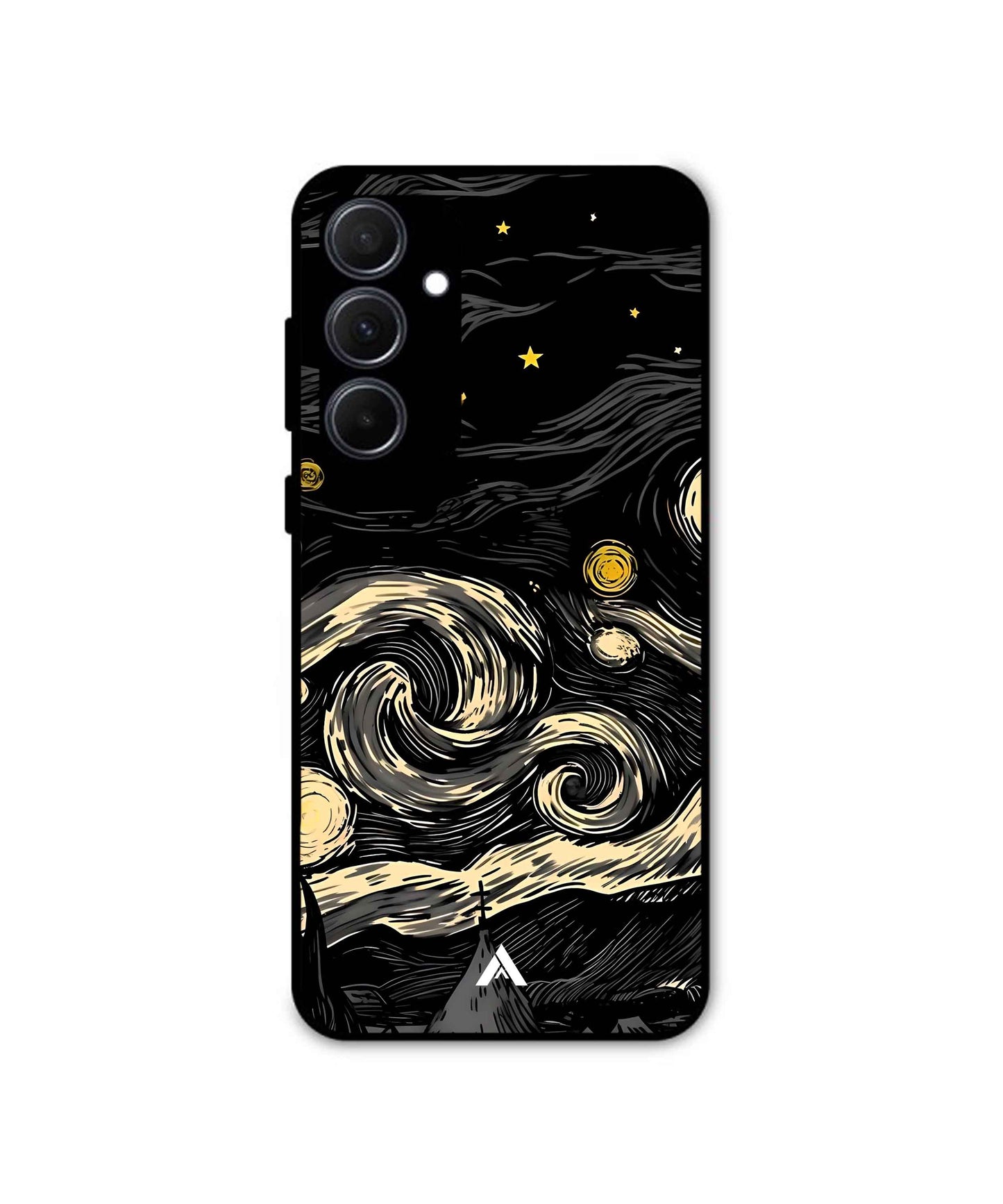 Dark Starry Night Premium Shockproof Metal Back Cover Case - Ascension Store