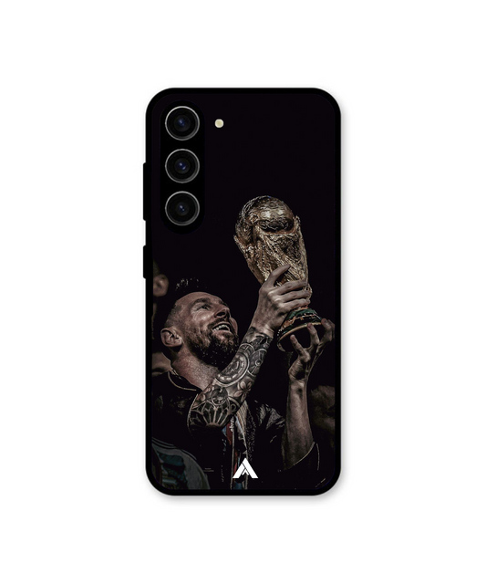 Messi Football Metal Back Cover & Phone Case