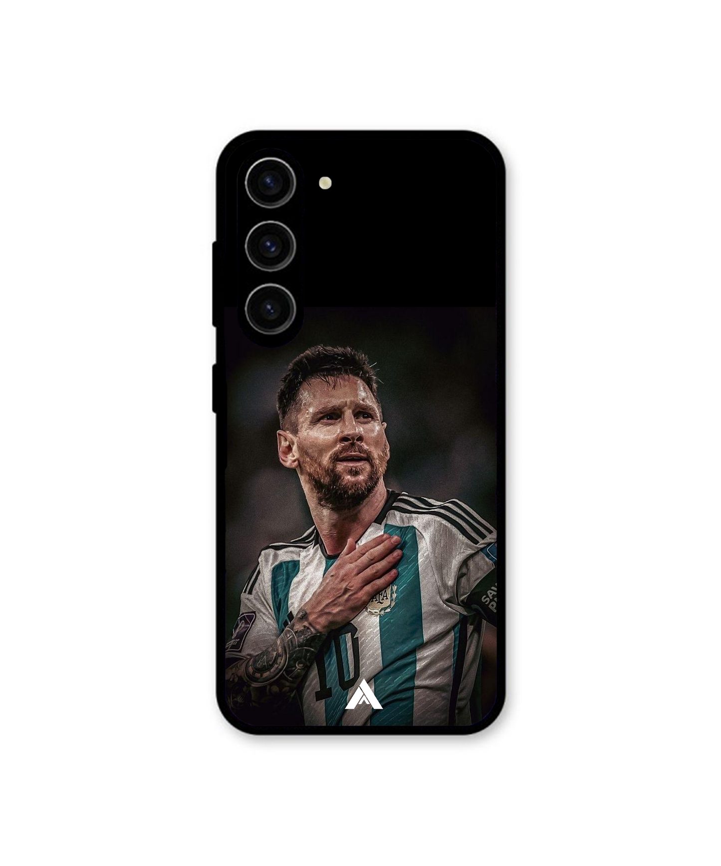 Messi Argentine Football Metal Back Cover & Phone Case