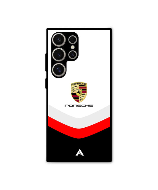 Porsche Car Logo 1 Metal Back Cover & Phone Case For Samsung S24 Ultra