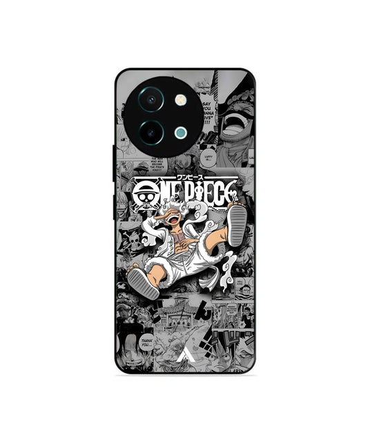 One Piece Luffy Premium Shock-Proof Metal Case for Vivo Y38