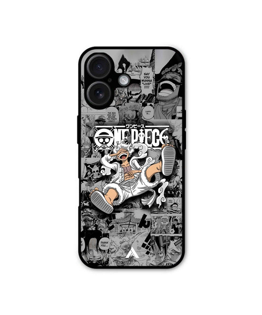 One Piece Luffy Premium Shockproof Metal Back Cover Case for Apple iPhone 16