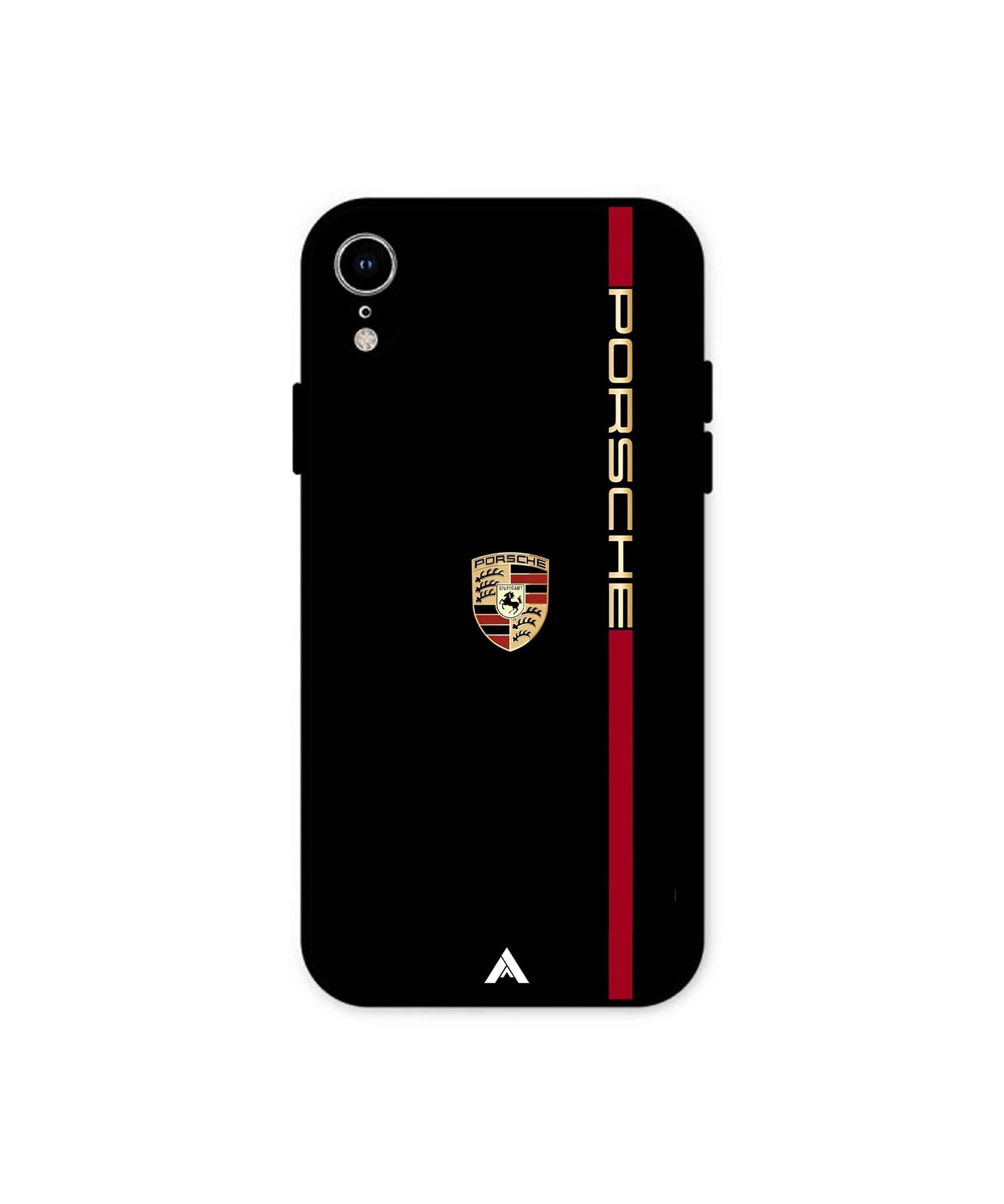 Porsche Premium Shockproof Metal Back Cover Case for iPhone Xr