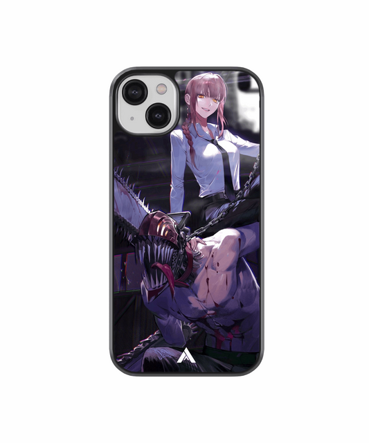 Chainsaw Man Makima Premium Shockproof Metal Back Cover Case - Ascension Store